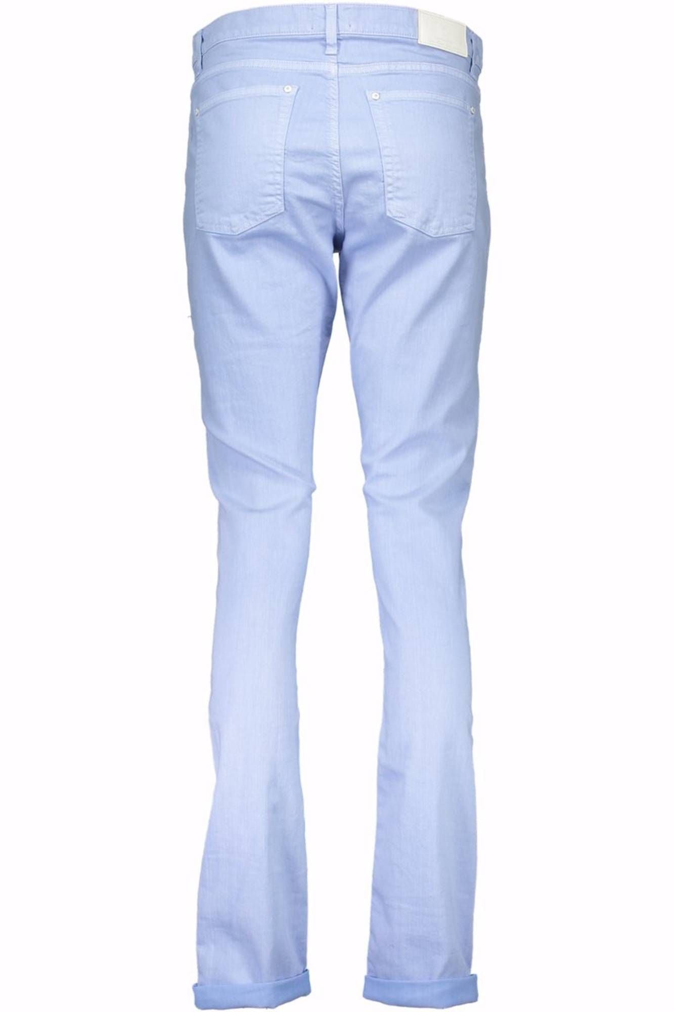 Light Blue Cotton Women Jean