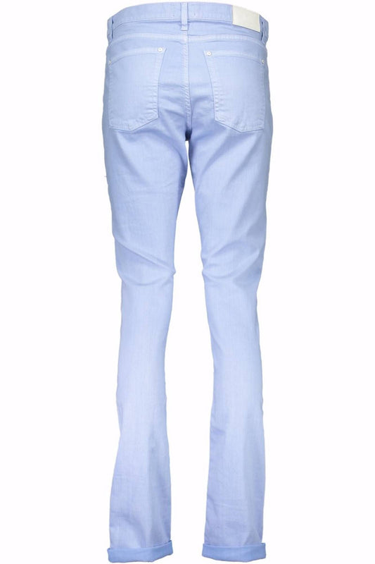 Light Blue Cotton Women Jean
