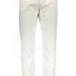 White Cotton Men Trouser