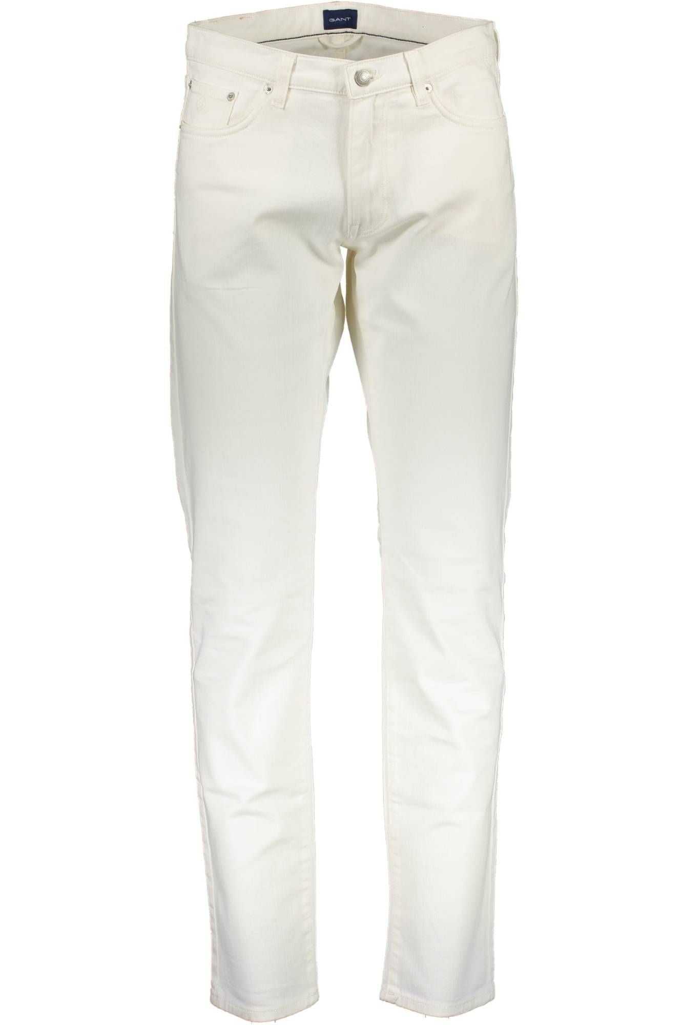 White Cotton Men Trouser
