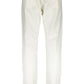 White Cotton Men Trouser