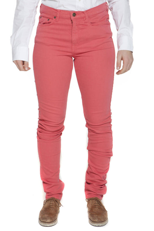 Pink Cotton Women Pant