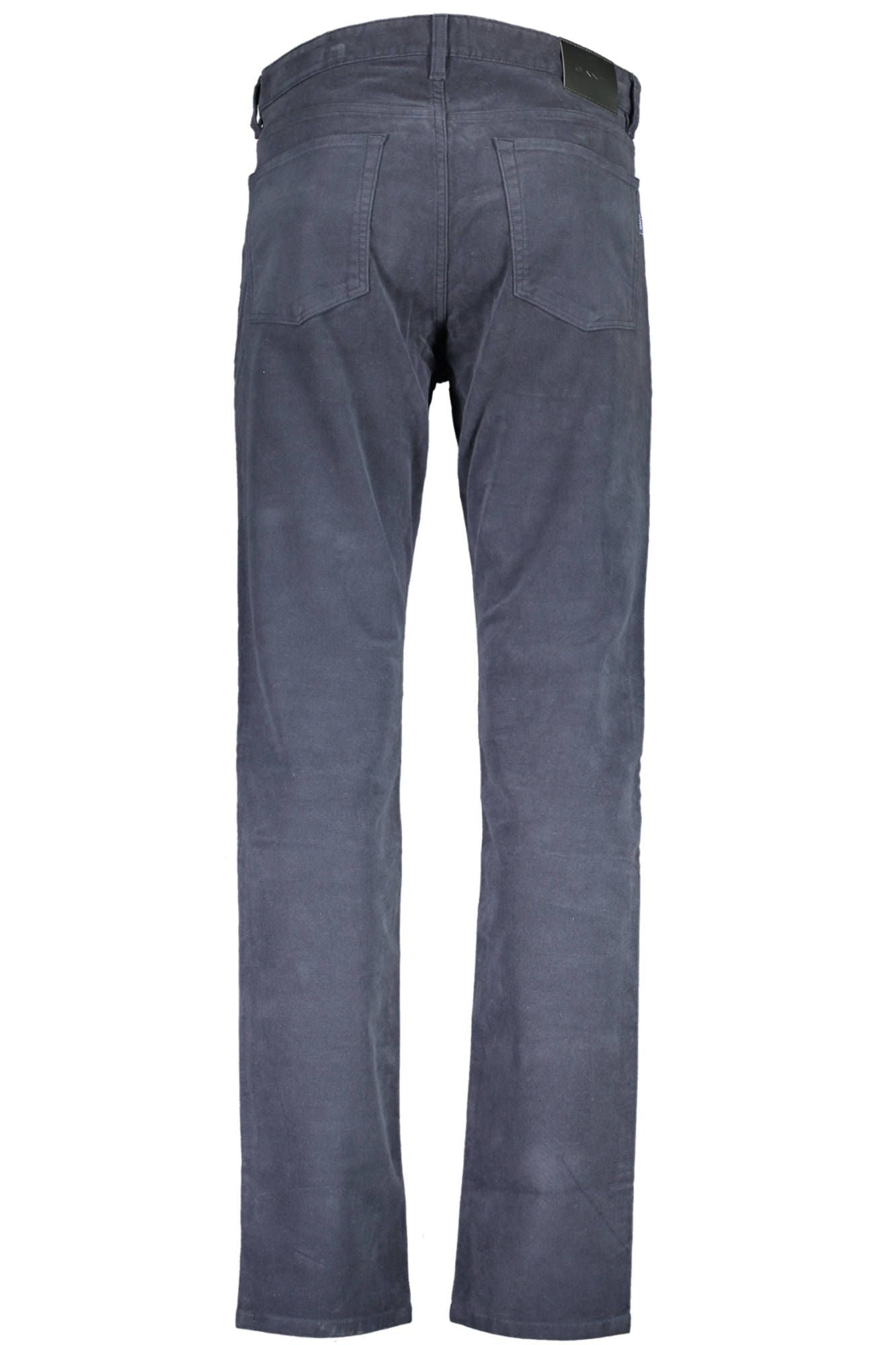 Blue Cotton Men Trouser