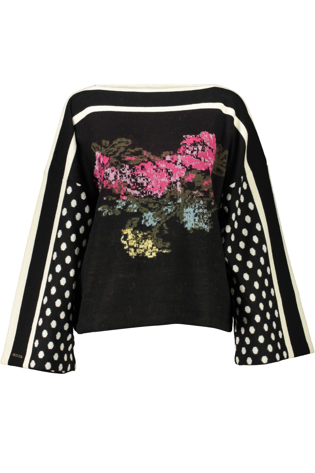 Black Wool Women Sweater