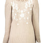 Beige Wool Women Sweater