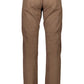 Brown Cotton Men Pants