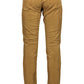 Brown Cotton Men's Pant