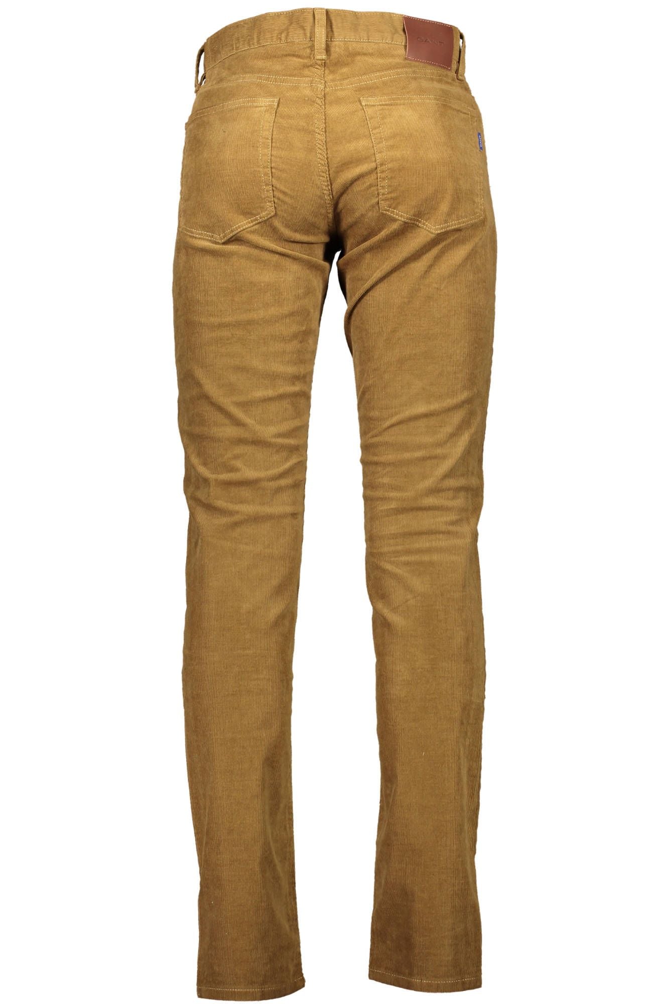 Brown Cotton Men's Pant