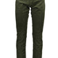 Green Cotton Men Pant