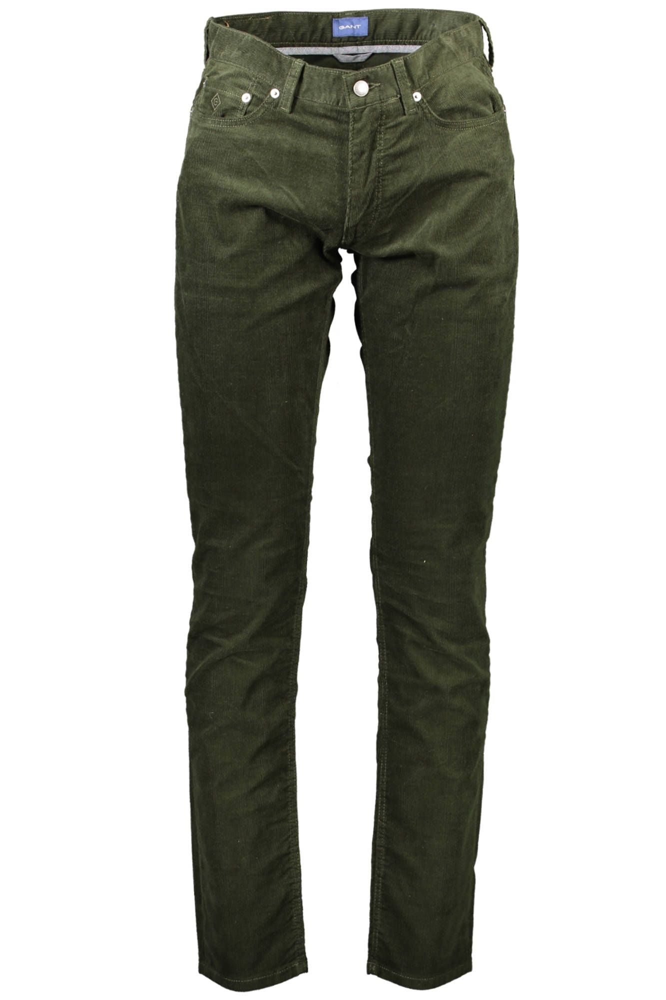 Green Cotton Men Pant