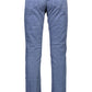 Blue Cotton Men Pant
