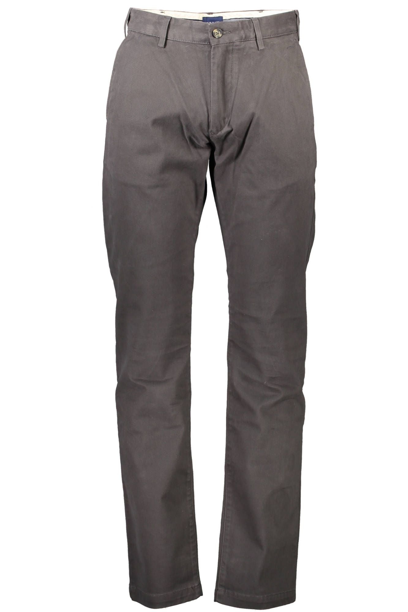 Gray Cotton Mens Trousers