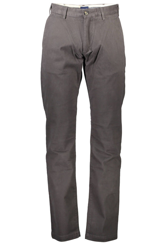 Gray Cotton Mens Trousers