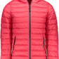 Red Polyester Men's Jacket