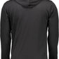 Black Cotton Men Sweater
