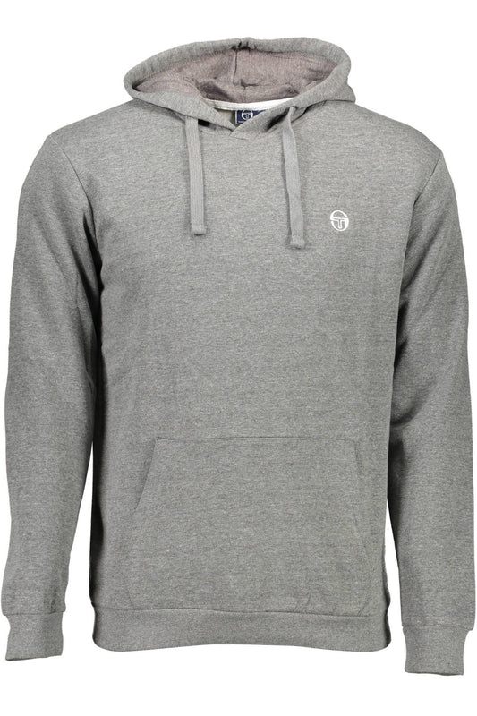Gray Cotton Men Sweater