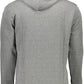 Gray Cotton Men Sweater