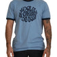 Elegant Light Blue Crewneck Tee