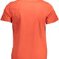 Orange Cotton Men T-Shirt