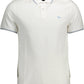 White Cotton Men Polo Shirt