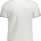 White Cotton Men Polo Shirt