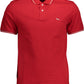 Pink Cotton Men Polo Shirt