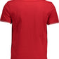 Pink Cotton Men Polo Shirt