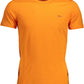 Orange Cotton Men TShirt