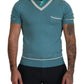 Elegant Silk Polo Tee with Boat Collar Print