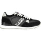 Black Leather Men Sneaker