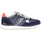 Blue Leather Men Sneaker