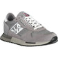 Gray Leather Men Sneaker