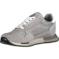 Gray Leather Men Sneaker