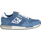 Blue Polyester Men Sneaker
