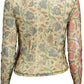 Beige Polyester Women T-Shirt