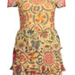 Beige Polyester Women Dress