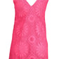 Pink V-Neck Dress with Wide Straps