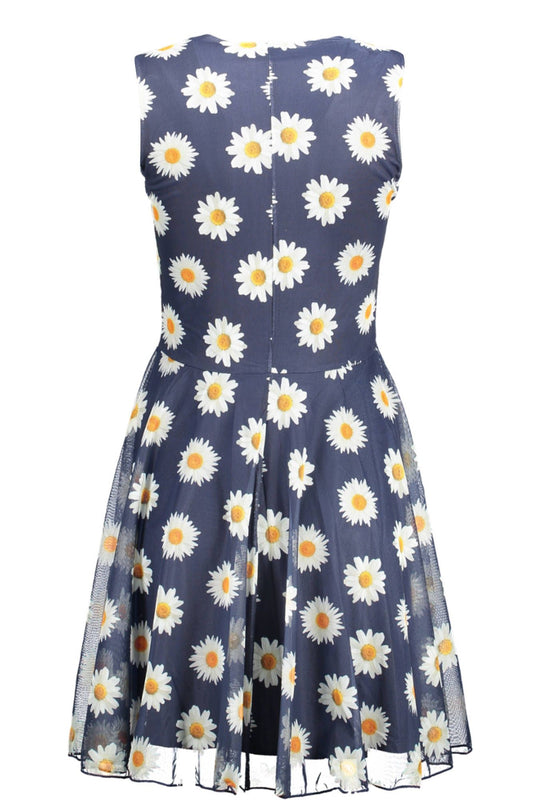 Sleeveless Round Neck Printed Dress