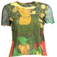 Green Polyester Women T-Shirt