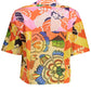 Yellow Cotton Women Shirt