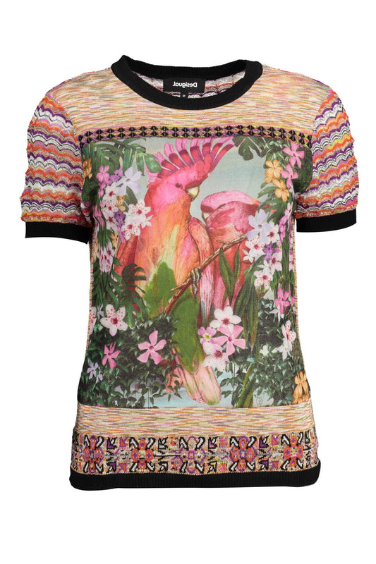 Beige Cotton Women T-Shirt