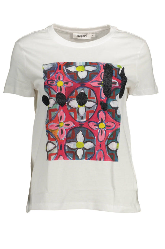 White Cotton Women Top