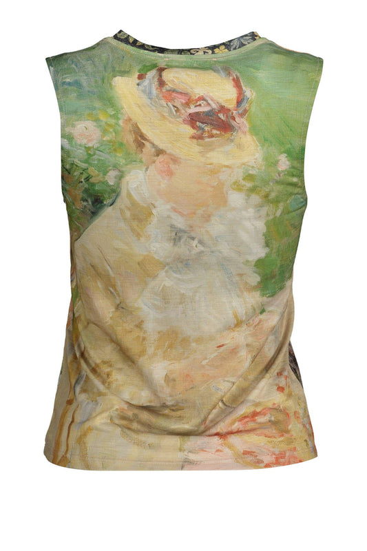 Yellow Polyester Women Top