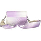 Purple Polyurethane Women Handbag