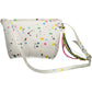 White Polyester Women Handbag