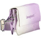 Purple Polyurethane Women Handbag