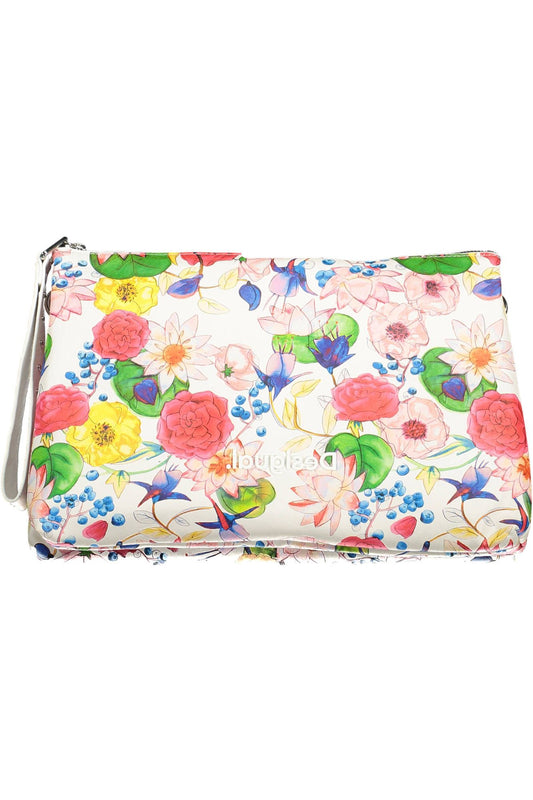 White Polyurethane Women Handbag
