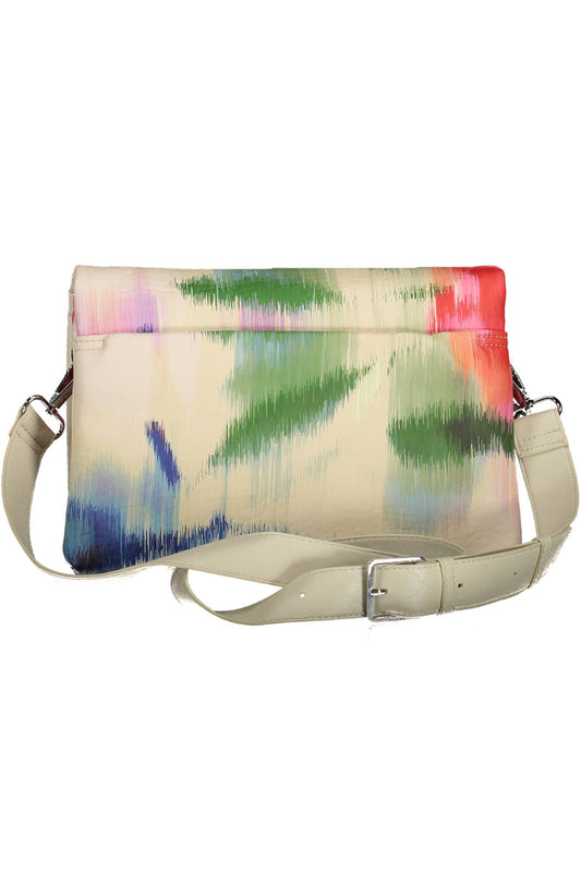 White Polyurethane Women Handbag