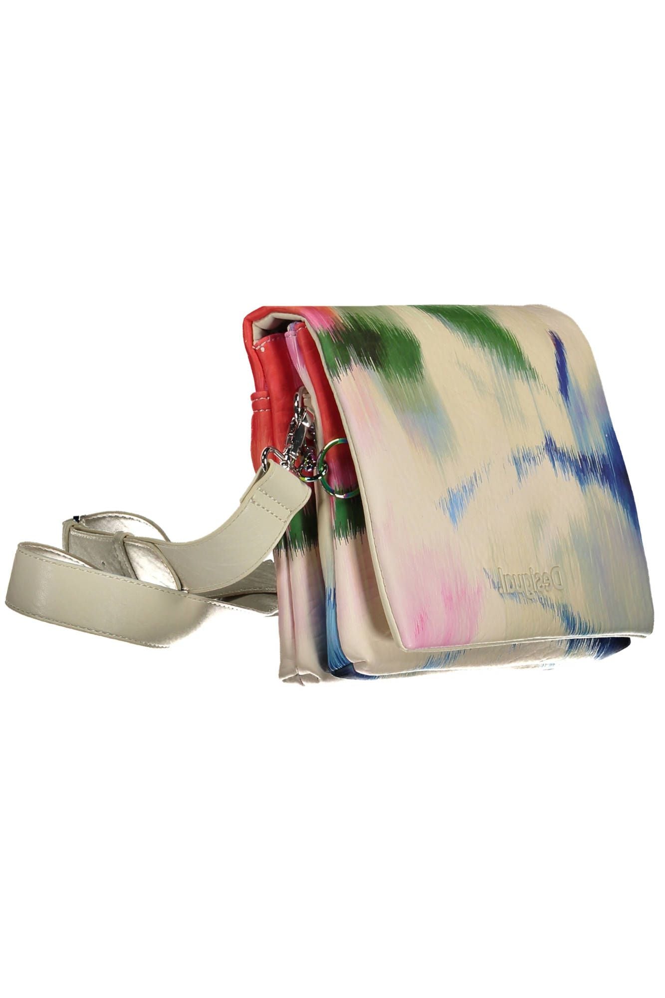 White Polyurethane Women Handbag