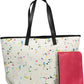 White Polyester Women Handbag